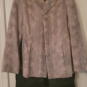 GENUINE Leather Liz Claiborne Jacket